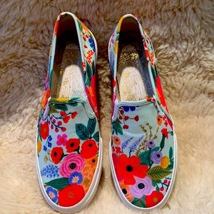 Bright and Floral Keds  size 9.5